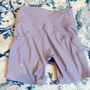 Lululemon fast and free shorts, 6” inch in Violet Verbena